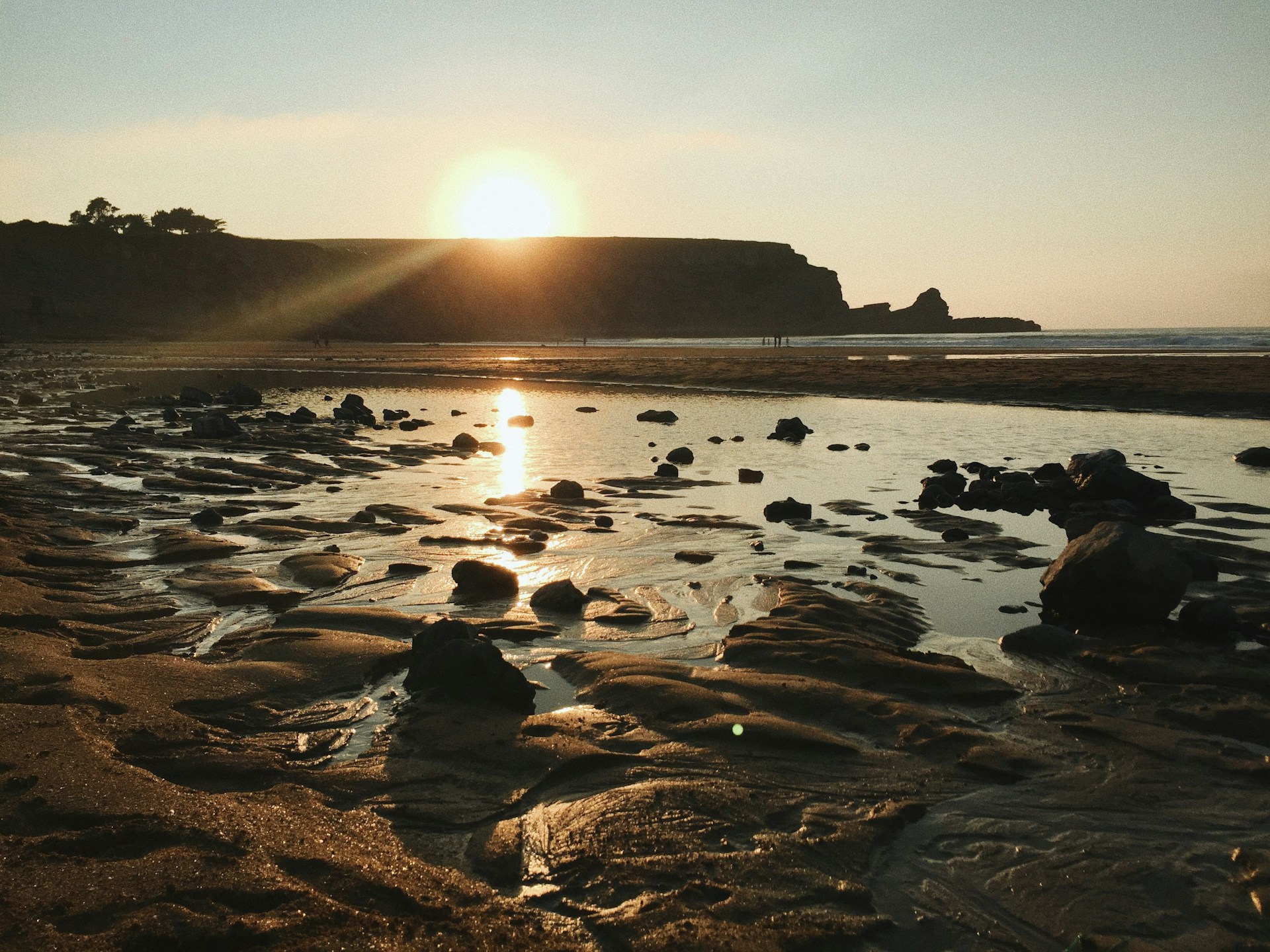 Atardecer en la playa de Langre, Cantabria